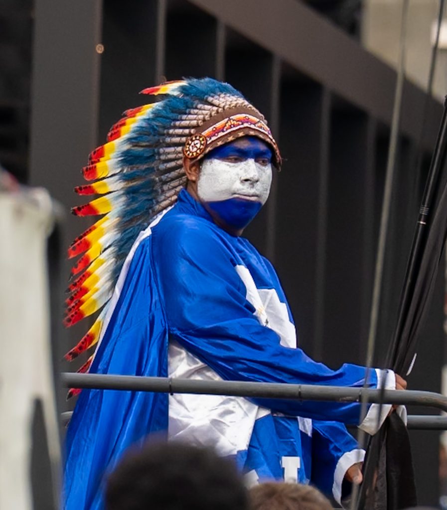 El Salvador Heritage day celebrated outside of Audi stadium that flowed into the stadium to support their home team DC United against Nashville SC