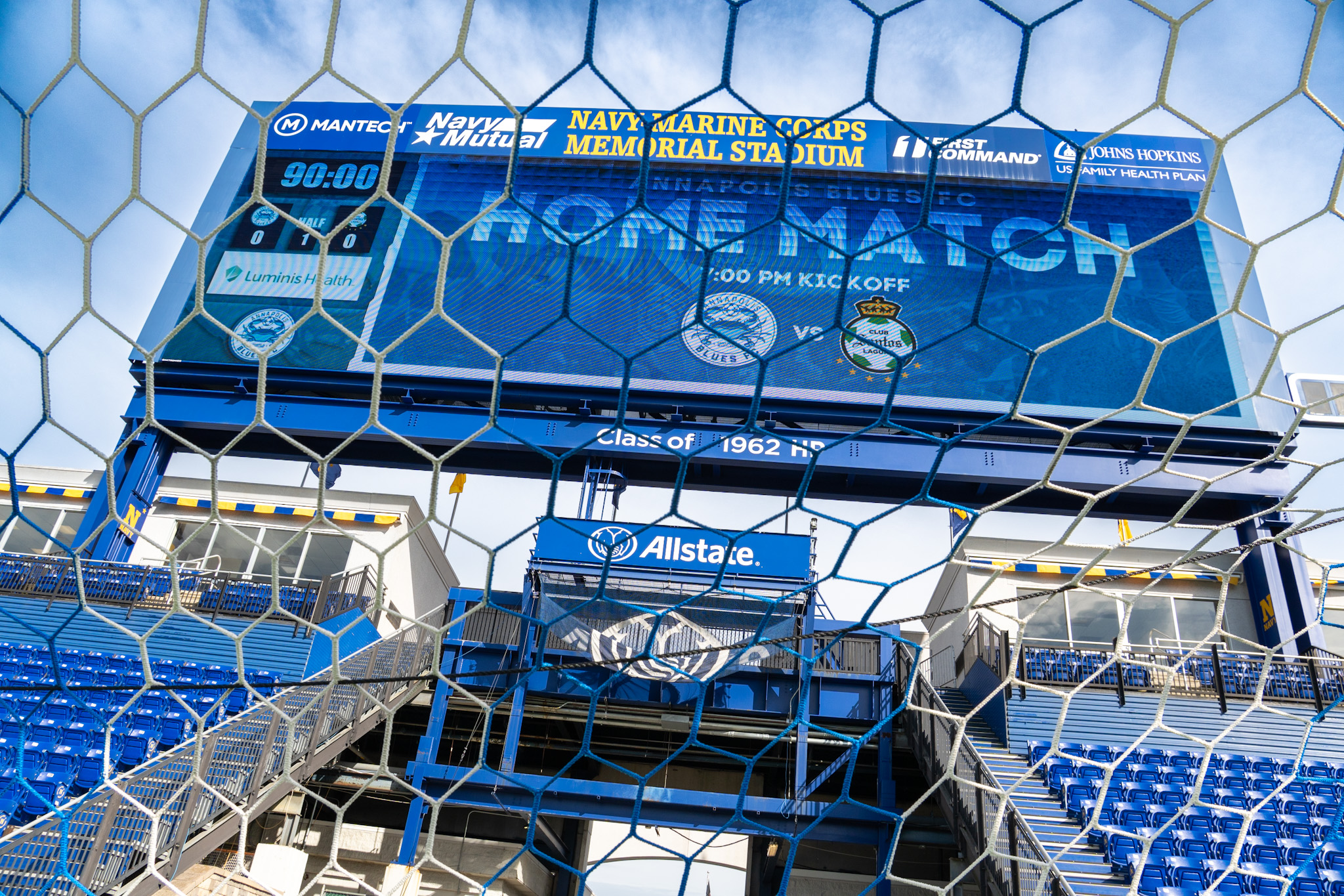 Annapolis Blues plays there first international friendly against Club Santos Lagunas
